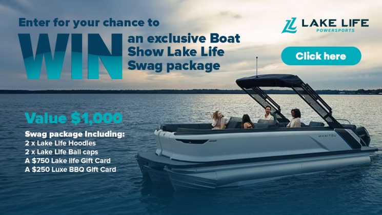 Enter for your chance to win an exclusive Boat Show Lake Life package